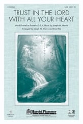 Trust in the Lord with All Your Heart SATB choral sheet music cover